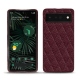 Funda de piel Google Pixel 6 Pro - Lie de vin - Couture ( Pantone 5115C ) 