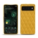 Coque cuir Google Pixel 6 Pro - Jaune soulèu - Couture