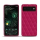 Lederschutzhülle Google Pixel 6 Pro - Rose fluo - Couture