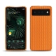 Coque cuir Google Pixel 6 Pro - Abaca arancio