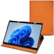 Microsoft Surface Pro 8 leather case - Orange ( Nappa - Pantone 1495U ) 
