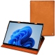 Housse cuir Microsoft Surface Pro 8 - Mandarine vintage ( Pantone 165C ) 