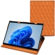 Housse cuir Microsoft Surface Pro 8 - Orange - Couture ( Nappa - Pantone 1495U ) 