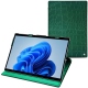 Microsoft Surface Pro 8 leather case - Crocodile pino