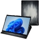 Custodia in pelle Microsoft Surface Pro 8 - Gris Patine