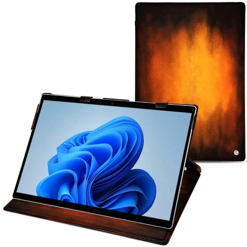 Microsoft Surface Pro 9 : opt for a chic leather caseFauve Patine