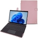 Custodia in pelle Microsoft Surface Pro8 - Rose ( Nappa - Pantone 2365C ) 