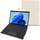 Custodia in pelle Microsoft Surface Pro8 - Blanc - Couture ( Bologna - White ) 