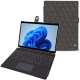 Microsoft Surface Pro 8 leather case - Anthracite - Couture ( Pantone 424C ) 