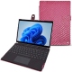 Funda de piel Microsoft Surface Pro 8 - Serpent ciclamino