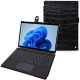 Housse cuir Microsoft Surface Pro 8 - Crocodile nero