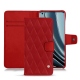 Housse cuir OnePlus 10 Pro - Rouge - Couture ( Nappa - Pantone 199C ) 