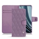 Housse cuir OnePlus 10 Pro - Lilas - Couture ( Nappa - Pantone 2645U ) 