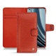 Housse cuir OnePlus 10 Pro - Papaye ( Pantone 180C ) 