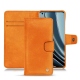Housse cuir OnePlus 10 Pro - Mandarine vintage ( Pantone 165C ) 