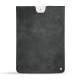レザーケース Apple iPad Air 2  - Dark vintage ( Roughtcut - Black#5256 ) 