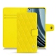 Housse cuir OnePlus 10 Pro - Jaune fluo - Couture