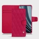 가죽 커버 OnePlus 10 Pro - Rose fluo - Couture