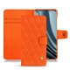 Capa em pele OnePlus 10 Pro - Orange fluo - Couture