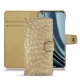 Housse cuir OnePlus 10 Pro - Autruche desert