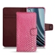 OnePlus 10 Pro leather case - Serpent ciclamino