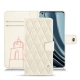 Capa em pele OnePlus 10 Pro - Blanc escumo - Couture