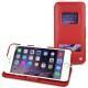 Housse cuir Apple iPhone 6 Plus  - Rouge ( Nappa - Pantone 199C ) 