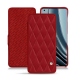 가죽 커버 OnePlus 10 Pro - Rouge - Couture ( Nappa - Pantone 199C ) 