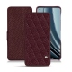 OnePlus 10 Pro leather case - Lie de vin - Couture ( Pantone 5115C ) 