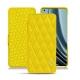 Housse cuir OnePlus 10 Pro - Jaune fluo - Couture