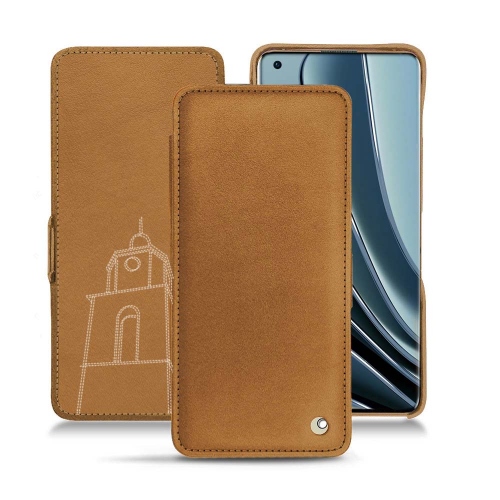 Customised leather case for OnePlus 10 ProCastan esparciate ( Pantone #824F2A )