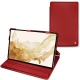 Samsung Galaxy Tab S8 leather case - Rouge ( Nappa - Pantone 199C ) 