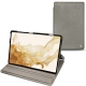 Housse cuir Samsung Galaxy Tab S8 - Acier vintage ( Pantone 403C ) 