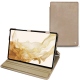 Housse cuir Samsung Galaxy Tab S8 - Taupe vintage ( Pantone 7530C ) 