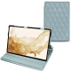 Lederschutzhülle Samsung Galaxy Tab S8 - Bleu ciel - Couture ( Nappa - Pantone 277C ) 