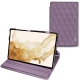 가죽 커버 Samsung Galaxy Tab S8 - Lilas - Couture ( Nappa - Pantone 2645U ) 