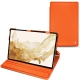 Custodia in pelle Samsung Galaxy Tab S8 - Orange fluo