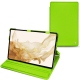 Housse cuir Samsung Galaxy Tab S8 - Vert fluo