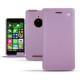 Custodia in pelle Nokia Lumia 830  - Lilas ( Nappa - Pantone 2645U ) 