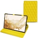 Funda de piel Samsung Galaxy Tab S8 - Jaune fluo - Couture