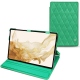 가죽 커버 Samsung Galaxy Tab S8 - Menthe vintage - Couture