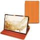 Lederschutzhülle Samsung Galaxy Tab S8 - Abaca arancio