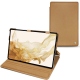 Housse cuir Samsung Galaxy Tab S8 - Beige Veggie