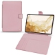 Samsung Galaxy Tab S8 leather case - Rose ( Nappa - Pantone 2365C ) 