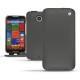 Custodia in pelle Motorola Moto X (2014) - Noir ( Nappa - Black ) 