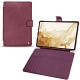 Samsung Galaxy Tab S8 leather case - Prune vintage ( Pantone 512C ) 
