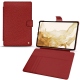 Samsung Galaxy Tab S8 leather case - Tomate ( Pantone 187C ) 