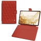 Custodia in pelle Samsung Galaxy Tab S8 - Papaye - Couture ( Pantone 180C ) 