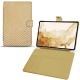 Samsung Galaxy Tab S8 leather case - Serpent sabbia