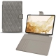 Housse cuir Samsung Galaxy Tab S8 - Acier vintage - Couture
